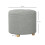 40.5L Teddy Fleece Storage Ottoman - Grey 5