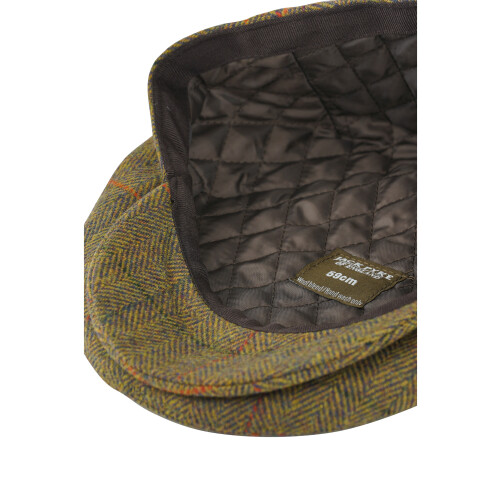 JACK PYKE JACK PYKE Wool Blend Flat Cap Tweed Brown 58cm