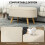Teddy Fleece Storage Ottoman - Cream White 7
