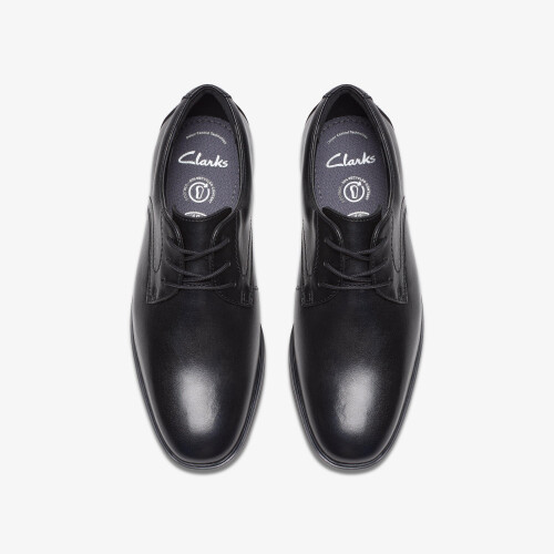 Clarks Jonwin Step Y Black Leather