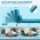 Single Linen-Feel Sleeper Chair - Dark Blue 7