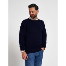 Jack Pyke Ashcombe 100% Lambswool Crew Neck Knitted Jumper Pullover Navy Blue Large