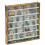 Six Shelf Display Cabinet, with Glass Doors - Brown 1