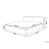 Beliani Waterbed Fabric PARIS 160 x 200 cm (EU King Size) Grey 3
