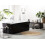 Beliani Freestanding Bathtub RIOS 1700 x 800 mm Black 2