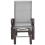 Beliani Garden Chair BORGIO Metal Brown/ Grey 5