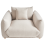 Beliani Armchair LUVOS Fabric Light Beige 5
