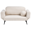 Beliani Sofa Bed 2 Seater DOROTEA Boucle Off-White 4