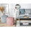 Beliani Pouffe COROLLA Velvet Light Grey 2