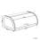 Beliani Bread Bin DELECTATION Stainless Steel Silver 3