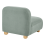 Beliani Corner Seat AMLI Fabric Light Green Left Hand 6