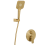 Beliani Concealed Shower Set with Rainshower CANAIMA Gold 4