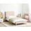Beliani Bed Velvet CORSAINT 90 x 200 cm (EU Single) Beige 3