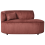 Beliani Left-Hand Chaise Longue VANVEY Corduroy Red 5