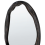 Beliani Wall Mirror LANGON 60 cm 60 cm Pine Wood Dark Brown 5