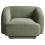 Beliani Armchair SKJANES Fabric Green 4