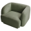 Beliani Armchair SKJANES Fabric Green 5