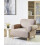 Beliani Armchair KIBERG Fabric Taupe 2
