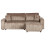 Beliani Corner Sofa Bed ABACKA with Storage Corduroy Light Brown Left Hand 4