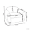 Beliani Armchair ELLEDE Boucle Dark Green 3