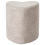Beliani Pouffe SCOTIA Chenille Light Brown 4