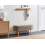 Beliani Upholstered Storage Bench OKLAHOMA Chenille Light Brown with Storage 2