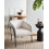 Beliani Armchair KROSSEN Fabric Light Beige 4