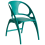 Beliani Set of 4 Garden Chairs NEMI Folding Teal 4