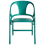 Beliani Set of 4 Garden Chairs NEMI Folding Teal 5