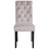 Beliani Set of 2 Dining Chairs VELVA Velvet Grey 4