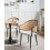 Beliani Set of 2 Dining Chairs WEIMAR Metal Black 4