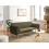 Beliani Sofa Bed ASAA Fabric Green 2