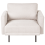 Beliani Armchair BREDA Fabric Light Beige 4