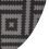 Beliani Outdoor Rug AJMER Black ø 160 cm 5