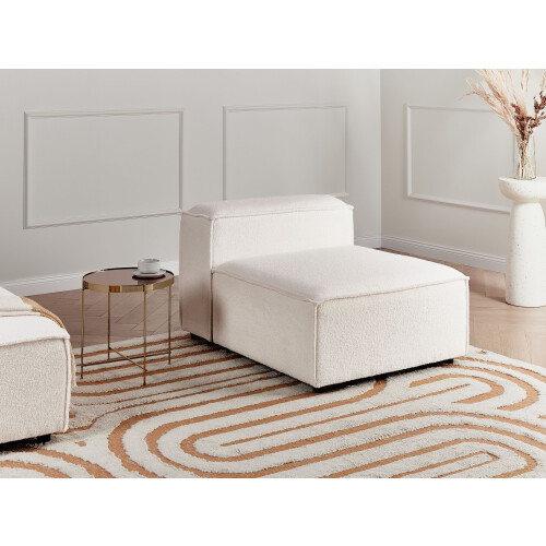 Beliani 1-Seat Section ARDAL Boucle Off-White 1
