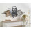Beliani Wall Decor SALLINS 48 cm Metal Black 2