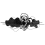 Beliani Wall Decor SALLINS 48 cm Metal Black 4