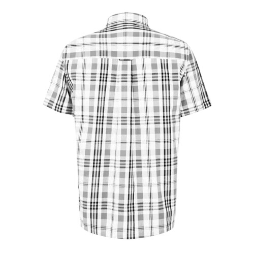 Lee Cooper (L, White) Lee Cooper Mens Checked Cotton Shirt 1