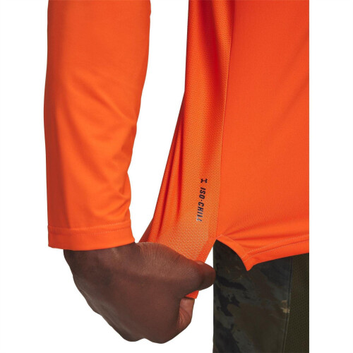 Under Armour (XS, Orange) Under Armour Mens Project Rock Iso-Chill Technical Top 2