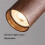 Led Spot Light Mounted Spotlights Adjustable Angle Walnut Small Ceiling Lamp Aluminum Material 6