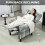 160 Reclining Armchair, with Footrest - Grey 6