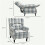 160 Reclining Armchair, with Footrest - Grey 5