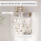 Homcom Estantería de Pared Blanco 94 x 19.5 x 80 cm 6