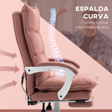 Silla de Masaje Rosa 66 x 74 x 121.5 cm
