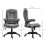 Vinsetto Silla de Masaje Gris 68 x 72 x 120 cm 4