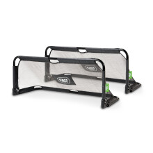 EXIT Panna Foldable Steel Football Goal 5x2ft (set of 2) – Black