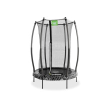 EXIT Tiggy Junior Trampoline with Safety 4.6ft – Black/grey