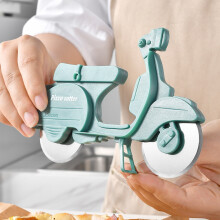 C Pizza Cutter Metal Bicycle Shape Wheel Motorcycle Roller Pizza Chopper Slicer Pizza Cutting Knife Kitchen Tool