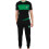 Celtic FC Official Gift Mens Premium Long Pyjamas Set Black Medium 1