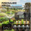 Solar Irrigation Timer Automatic Irrigation System 4Zone  Irrigation Controller for Garden Outdoor Tap Valve BSP3/4 3